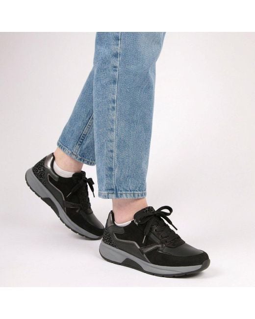 Gabor Black Adora Trainers