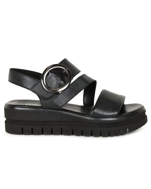 Gabor Black Amarillo Sandals