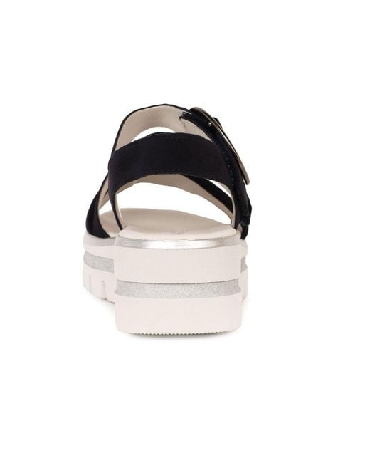 Gabor Metallic Amarillo Sandals