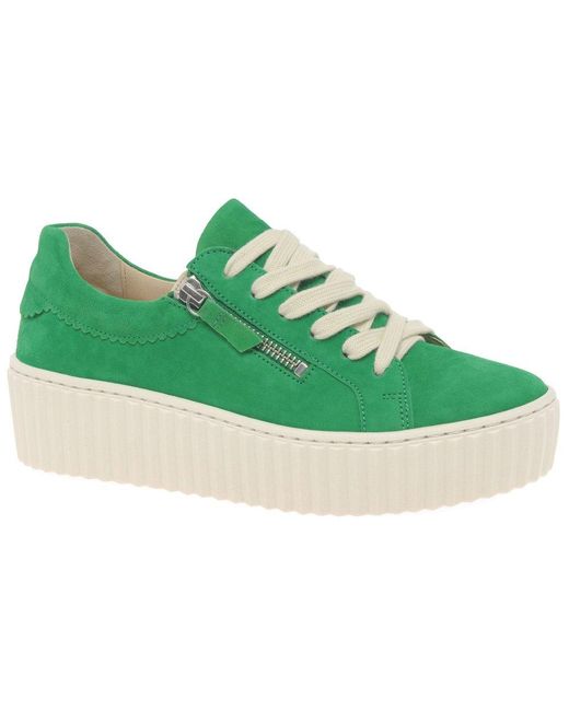 Gabor Green Dolly Trainers