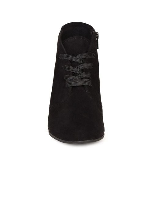 Gabor Black Tiff Ankle Boots