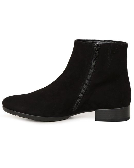 Gabor Black Buzz Ankle Boots