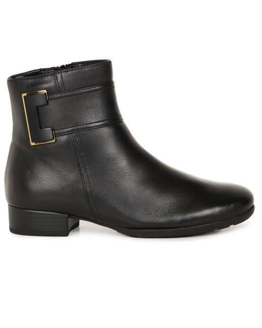 Gabor Black Balm Ankle Boots
