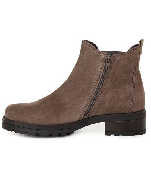 Gabor Brown Sallis Ankle Boots