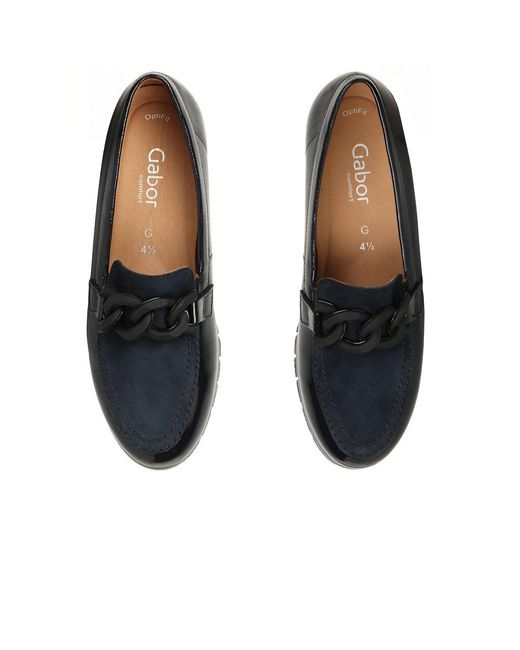 Gabor Blue Bea Loafers