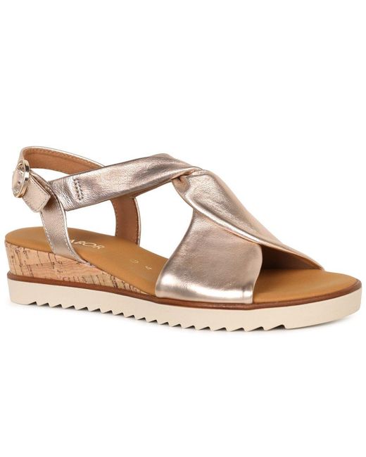 Gabor Brown Rich Sandals