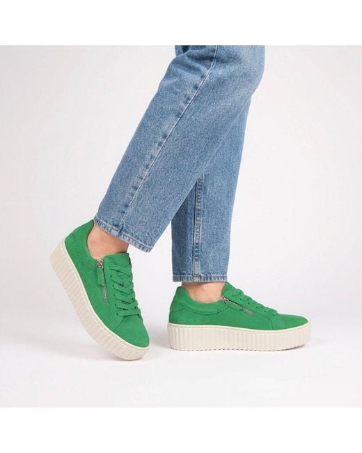 Gabor Green Dolly Trainers