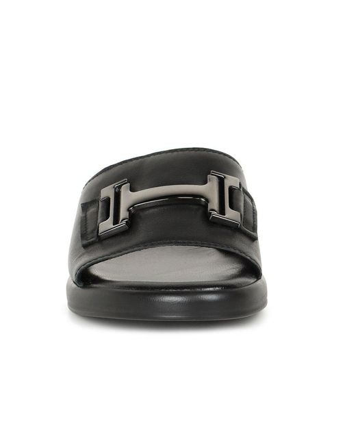 Gabor Black Oaty Mule Sandals