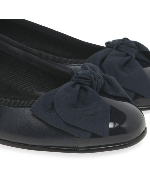 Gabor Blue Amy Ballerina Pumps