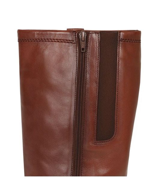 Gabor Brown Oval (M) Knee High Boots