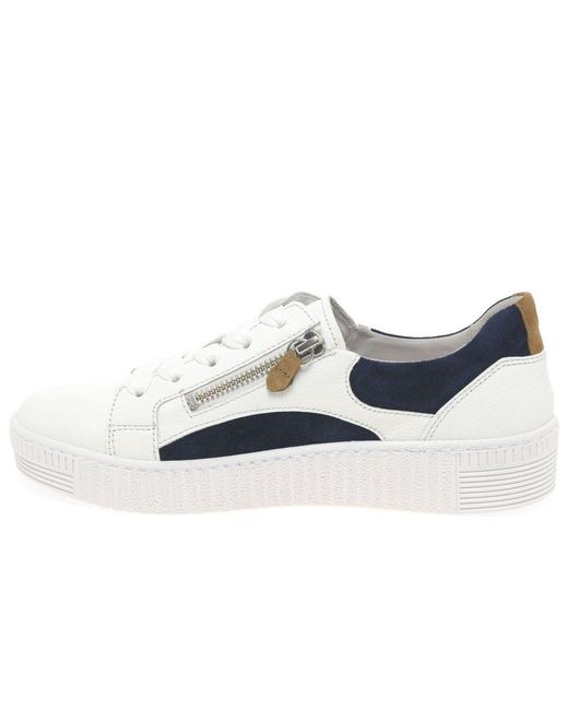 Gabor White Wemo Trainers