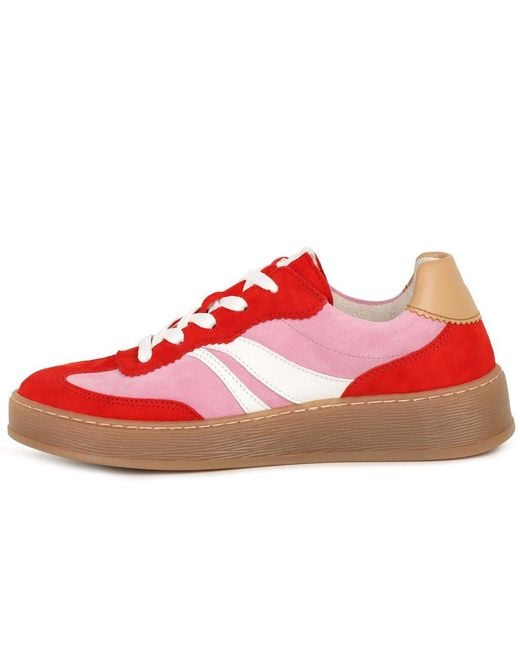Gabor Red Dahma Trainers