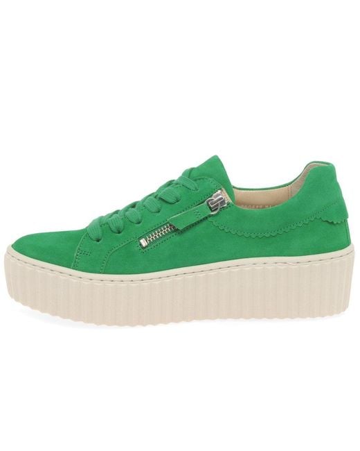 Gabor Green Dolly Trainers