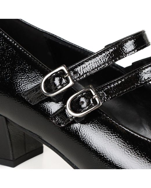 Gabor Black Belva Mary Jane Court Shoes