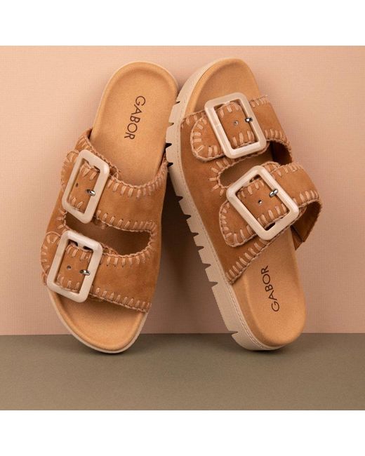 Gabor Brown Elspeth Sandals