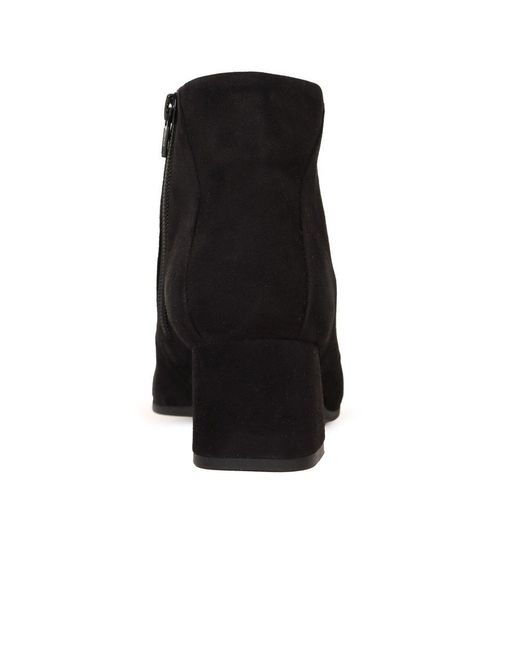 Gabor Black Tiff Ankle Boots
