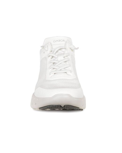 Gabor White Ilea Trainers
