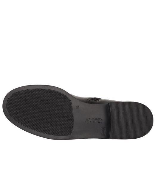 Gabor Black Hustle Ankle Boots