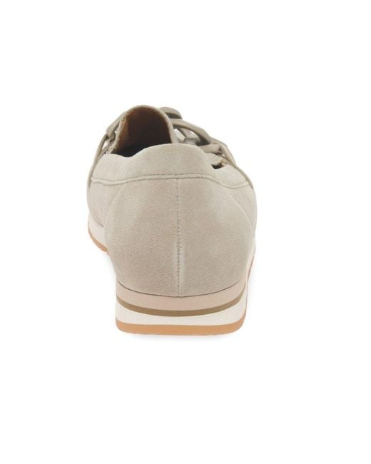 Gabor White Bea Loafers