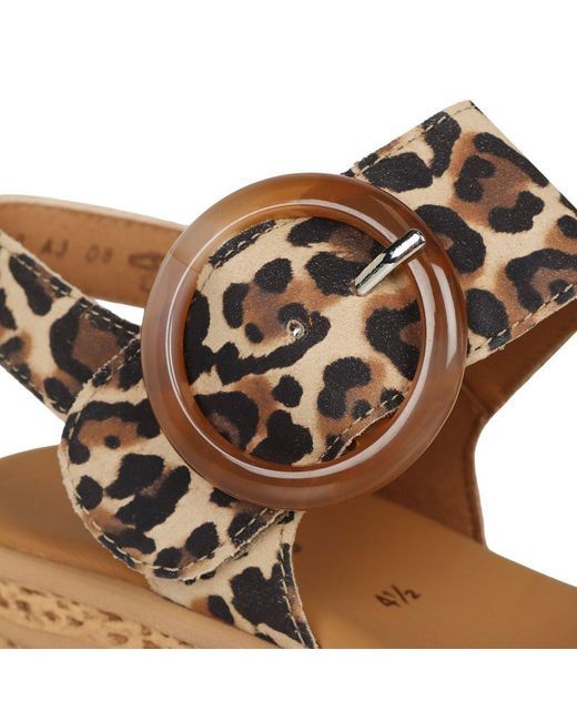 Gabor Brown Andre Sandals