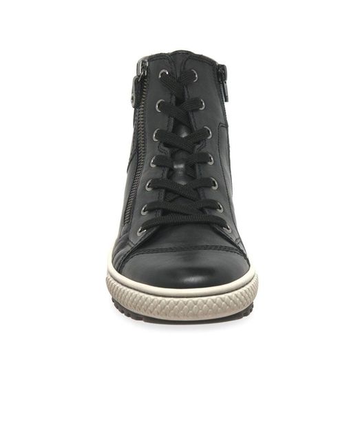 Gabor Black Bulner Casual Ankle Boots
