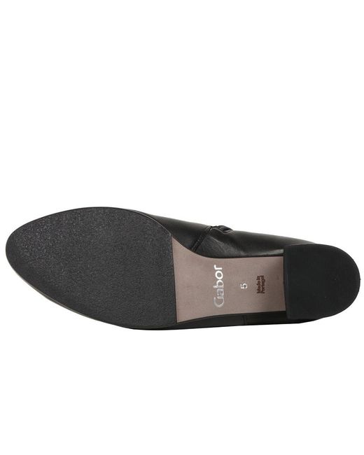 Gabor Black Abbey Ankle Boots