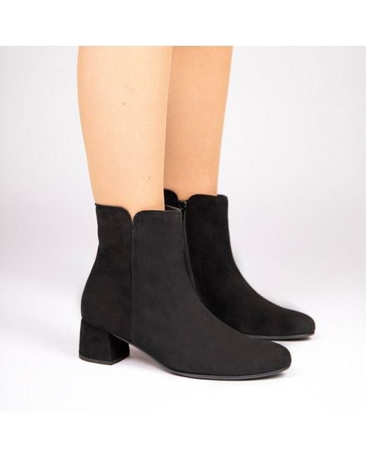 Gabor Black Abbey Ankle Boots
