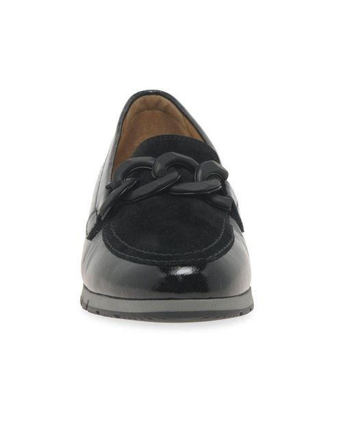 Gabor Blue Bea Loafers