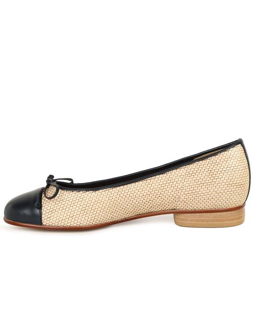 Gabor Natural Dulford Ballet Pumps Size