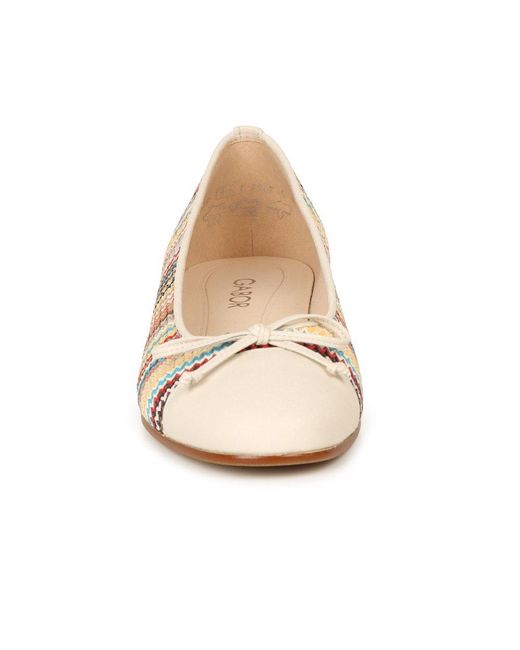 Gabor Pink Dulford Ballet Pumps Size: 2