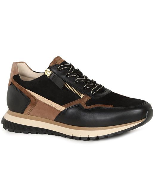 Gabor Black Hollywell Trainers //Whis