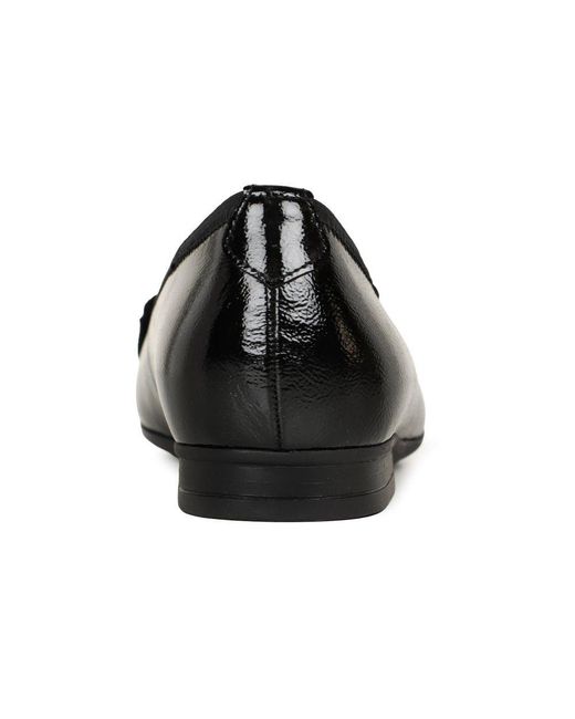 Gabor Black Picnic Ballet Pumps