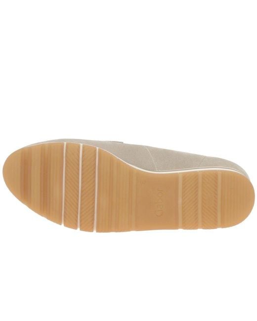 Gabor White Bea Loafers