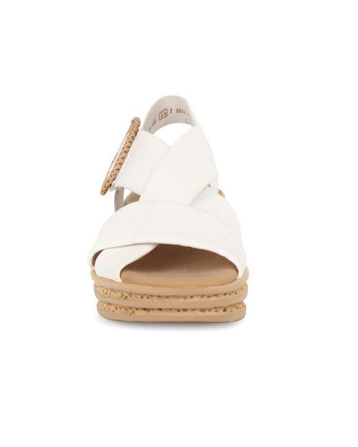Gabor Metallic Auckland Wedge Sandal