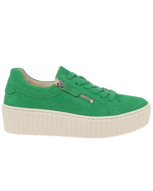 Gabor Green Dolly Trainers