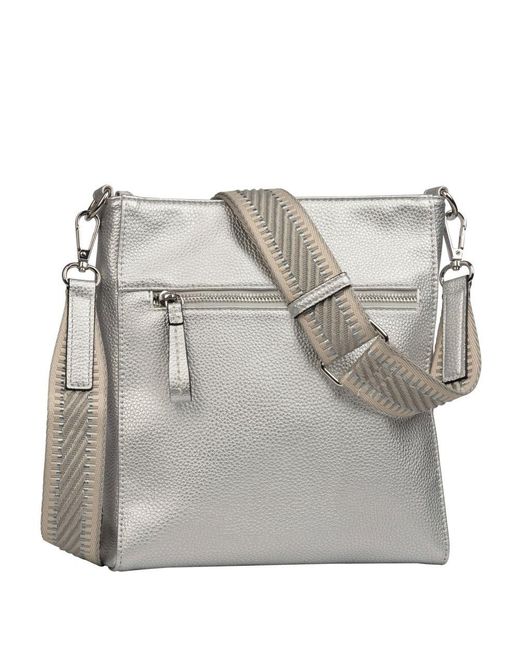 Gabor Gray Silena Cross Messenger Bag