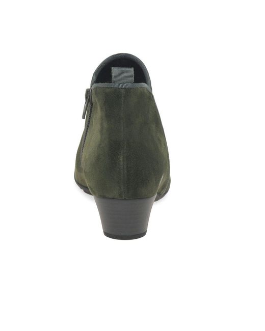 Gabor Green Trudy Ankle Boots