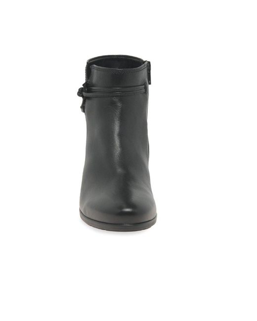 Gabor Black Ela Ankle Boots
