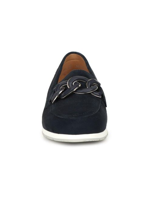Gabor Blue Bea Loafers