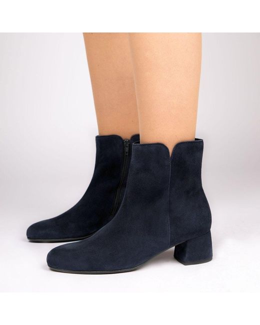 Gabor Blue Abbey Ankle Boots