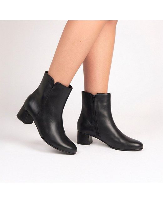 Gabor Black Abbey Ankle Boots