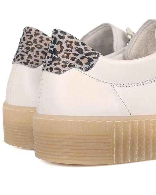 Gabor White Wisdom Ladies Trainers