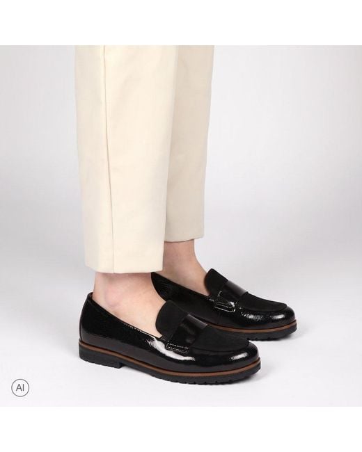 Gabor Black Elder Loafers
