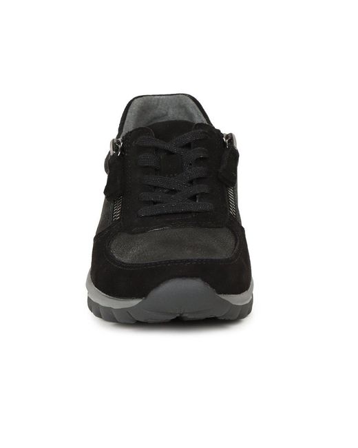 Gabor Black Fantastic Casual Sports Trainers