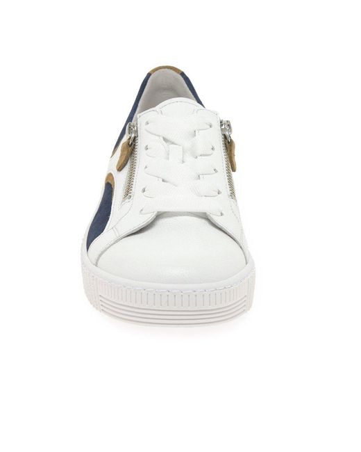 Gabor White Wemo Trainers