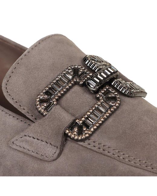 Gabor Gray Gift Loafers