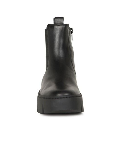 Gabor Black Custom Chelsea Boots