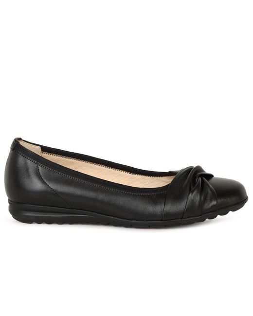 Gabor Black Scene Ballet Pumps