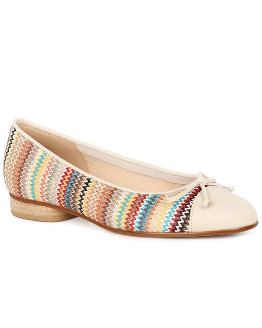 Gabor Pink Dulford Ballet Pumps Size: 2