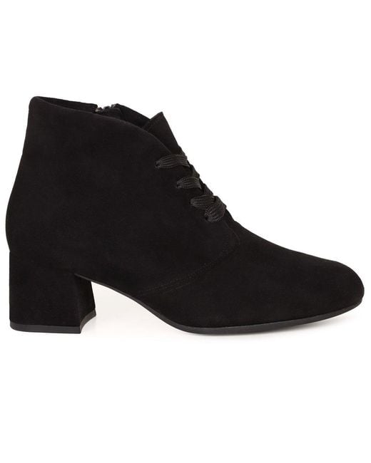 Gabor Black Tiff Ankle Boots